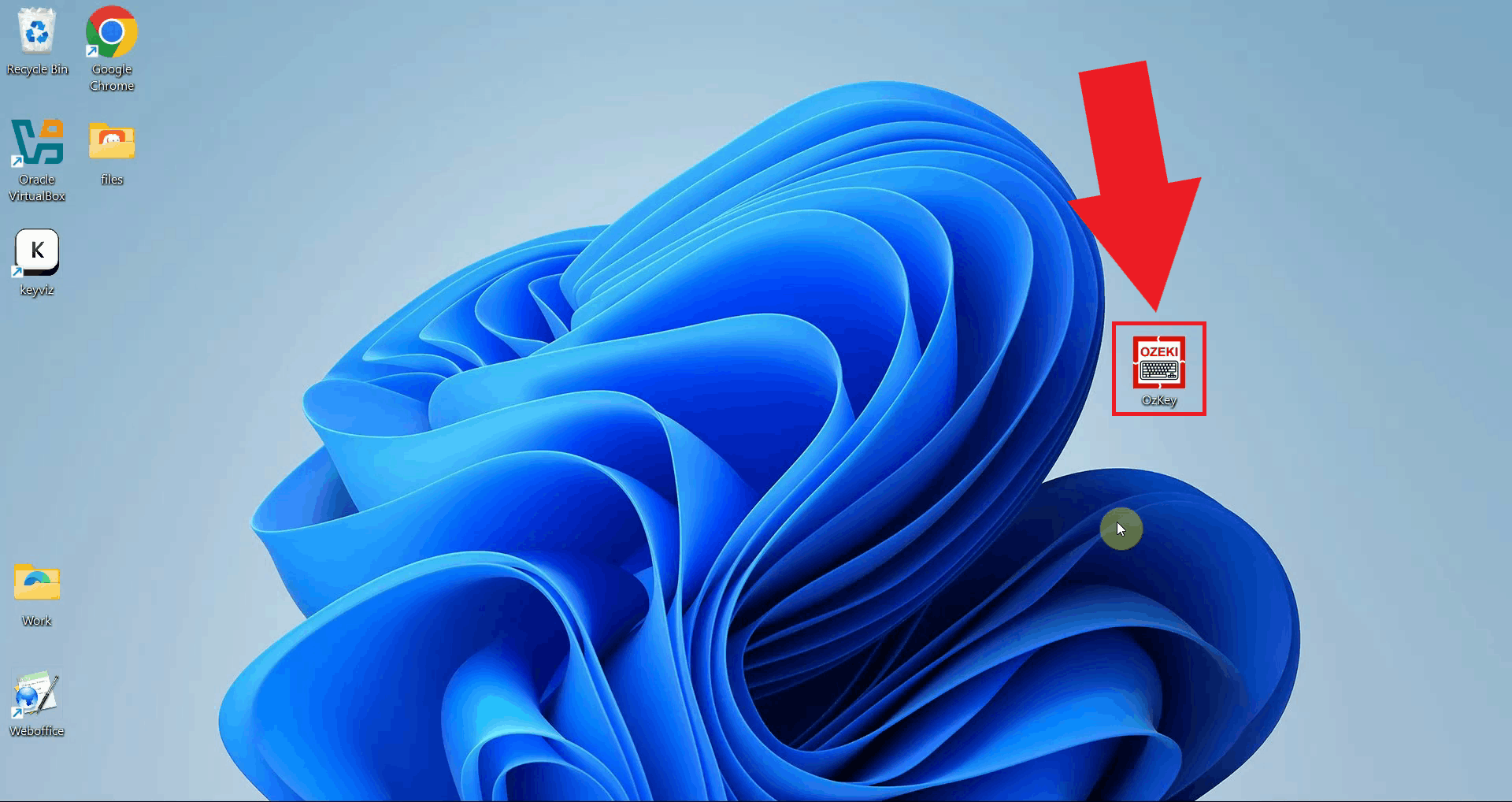 Launch Ozeki Voice Keyboard