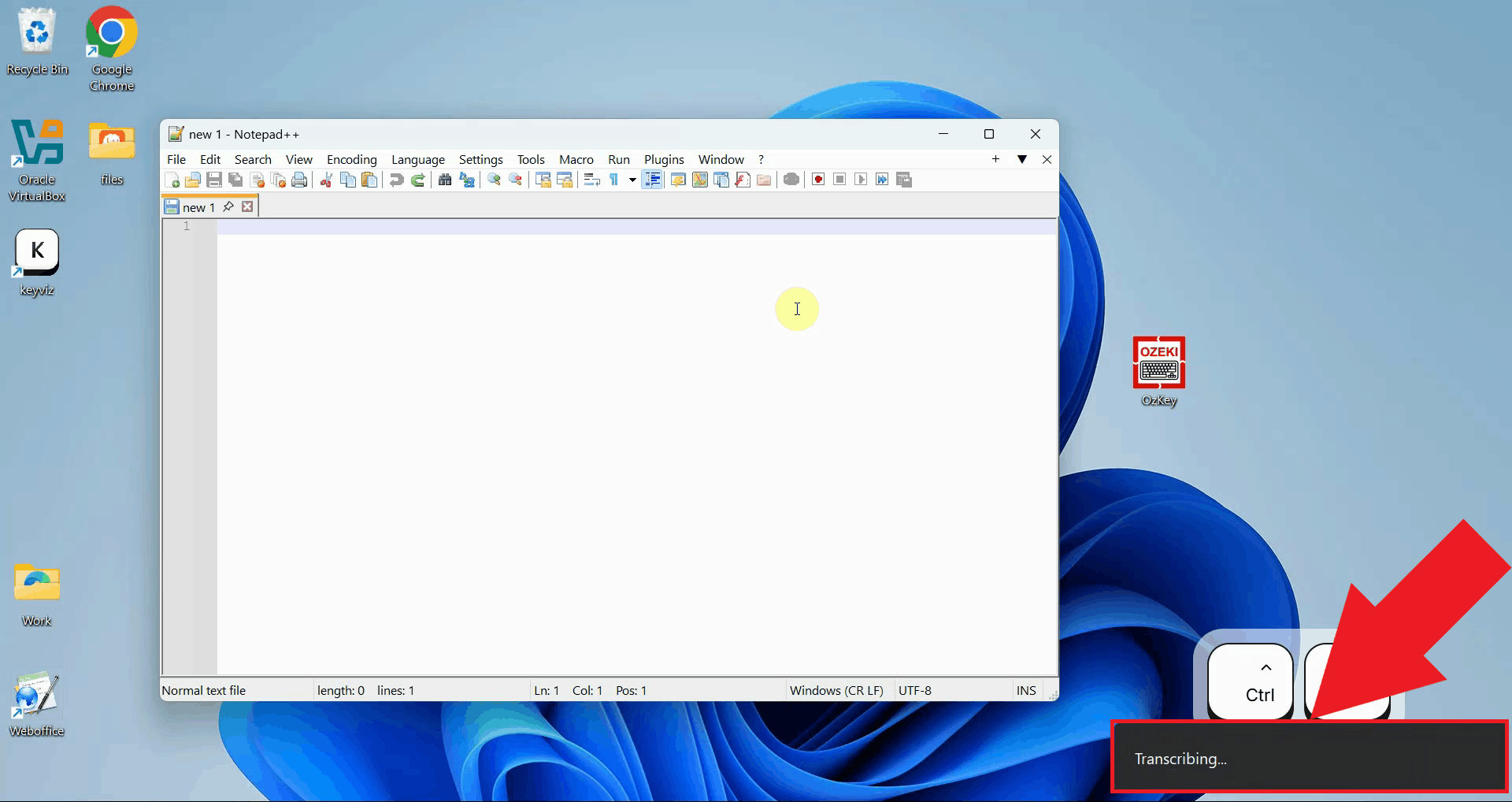 Wait for voice-to-text transcribing