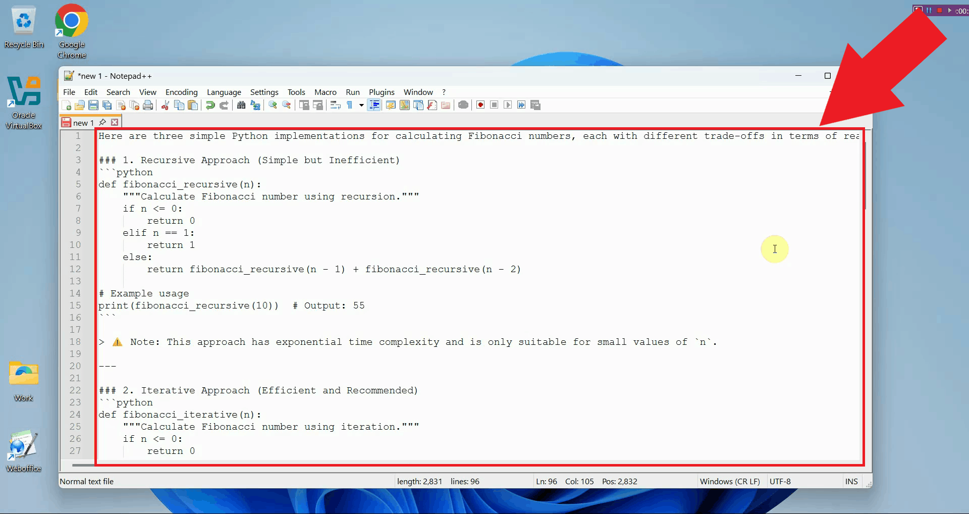 AI response automatically pasted