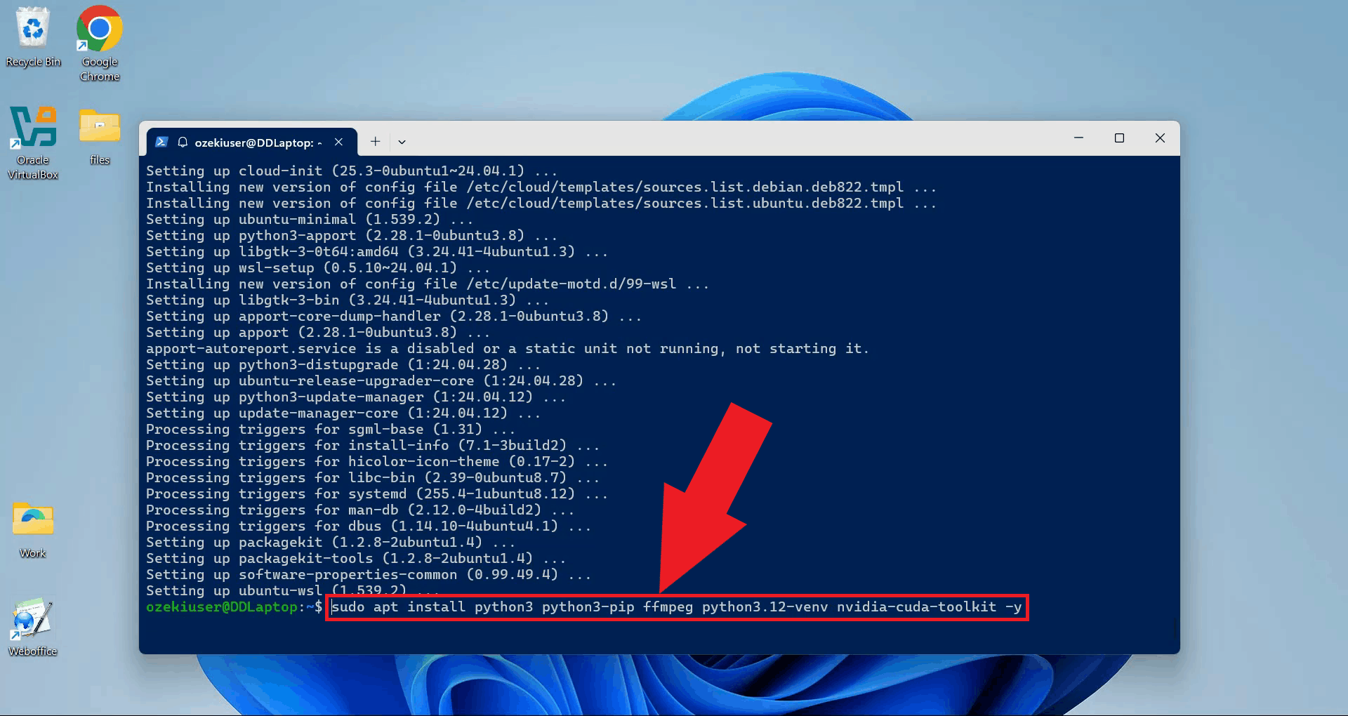 Install required Linux packages